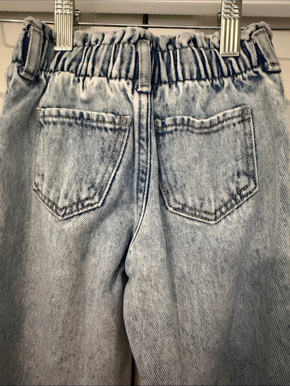 Disney Jeans With  Minnie Pluto & Mickey Embroidered Faces On Leg Size 2T